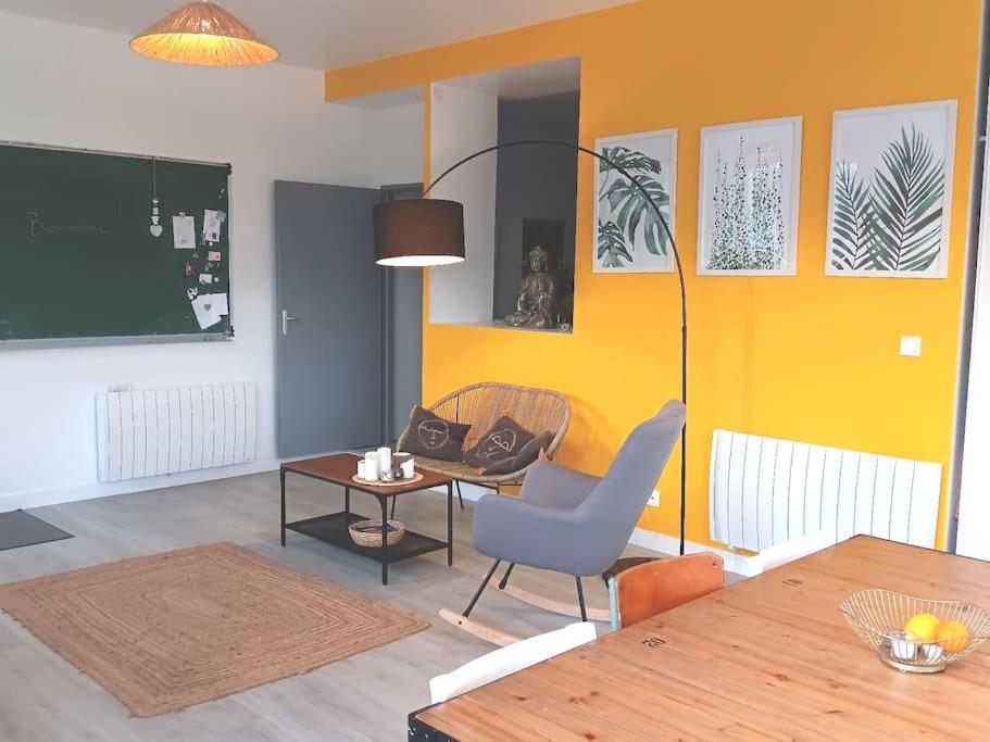 Loft Avec Jardin Au Bord De L'Eau Au Rdc D'Une Ancienne Ecole Plougastel-Daoulas ภายนอก รูปภาพ